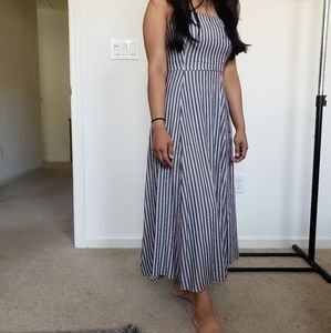 Striped Midi Dress